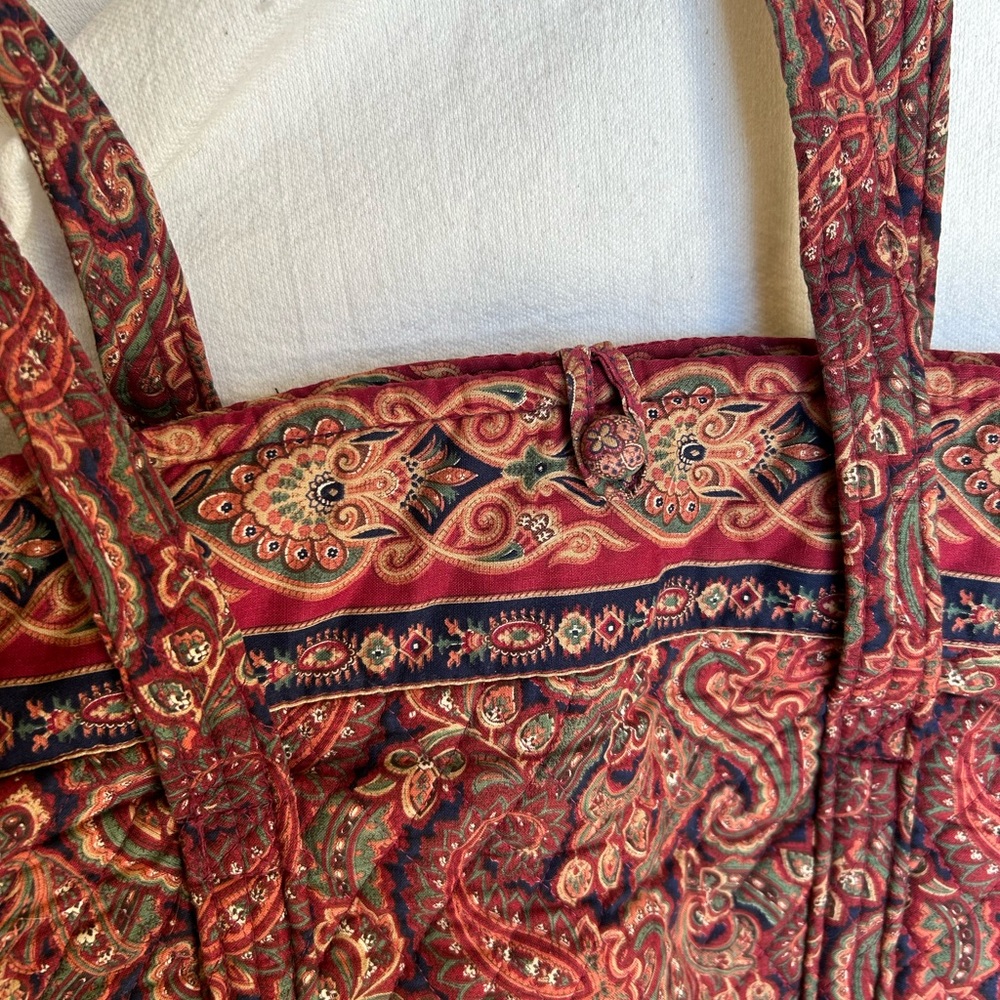 Vera Bradley Tote - paisley 1987 - Picture 2 of 10